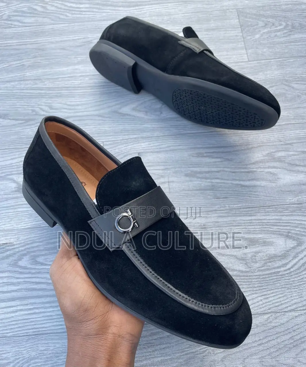 Suede/Leather Ferragamo Official Shoes