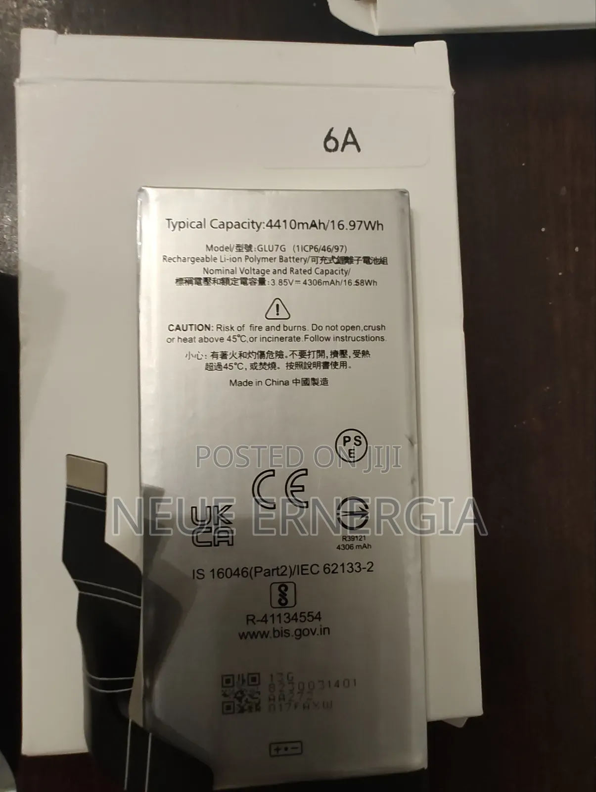 Google Pixel 6a Battery