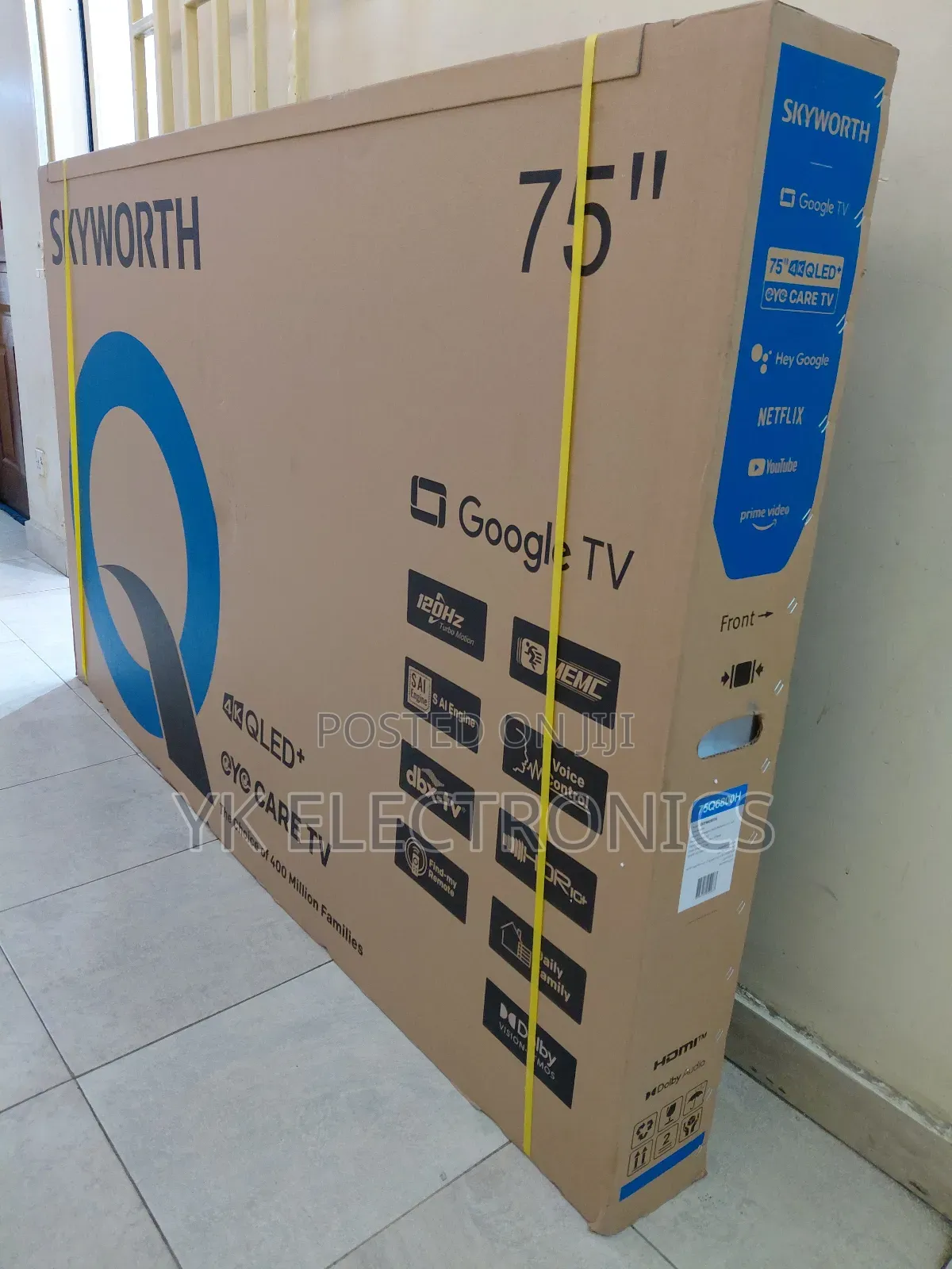 Skyworth 75q6800h 75′′ Qled Uhd Tv