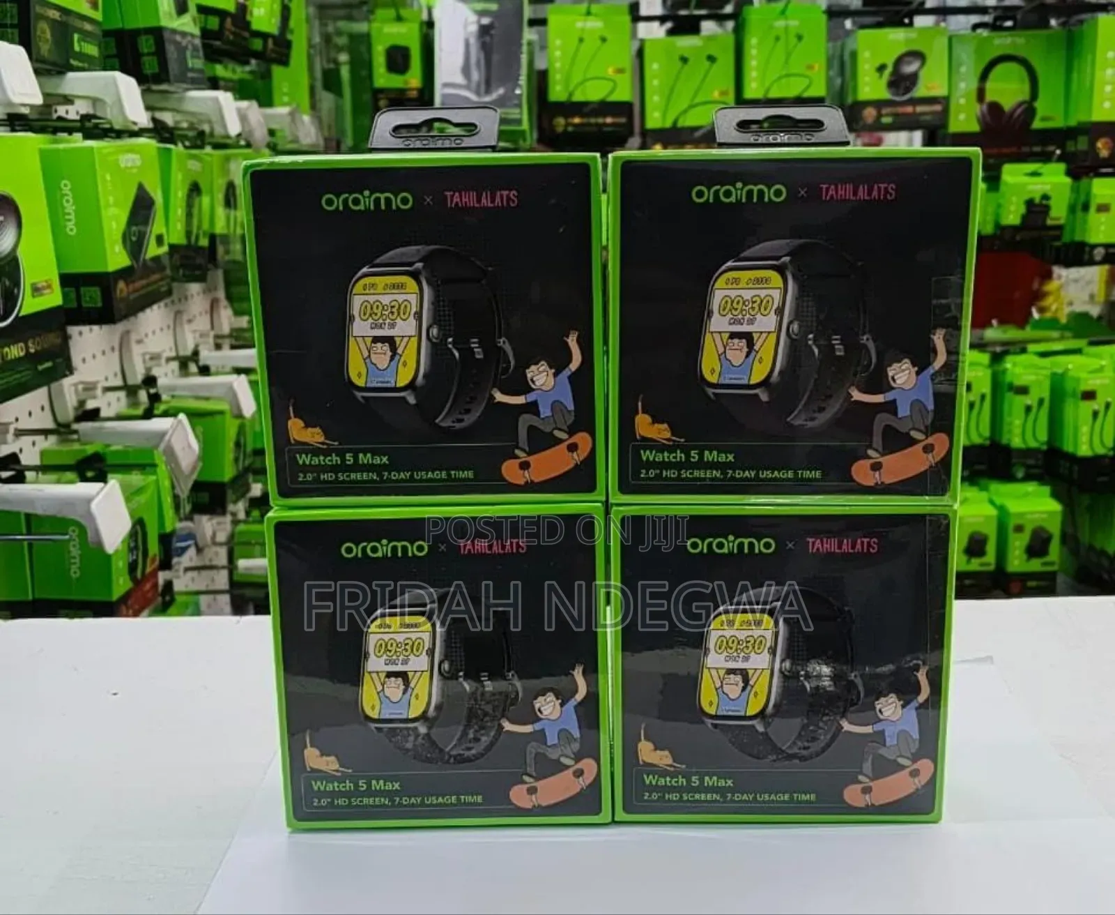 Oraimo Watch 5 Max Osw-804 Wireless Hd in Calls Smart Watch