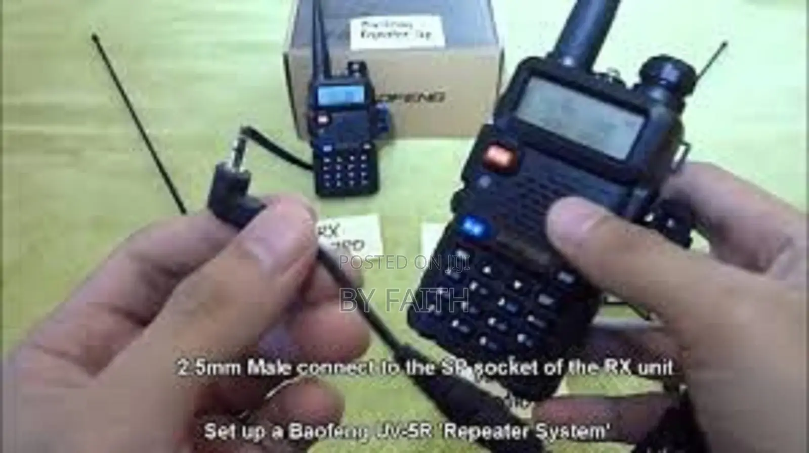 Baofeng Rechargeable 2- Way Security Walkie Talkie 32 Channels 5r