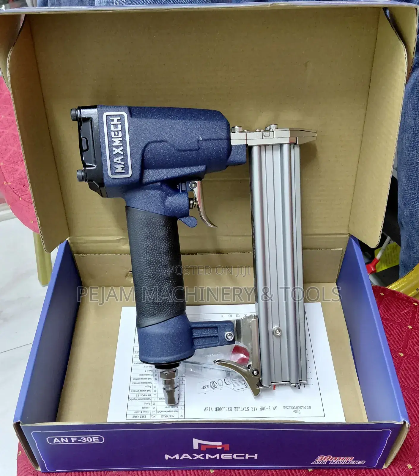 Pneumatic Air Nail Staplers 30mm Maxmech Brand