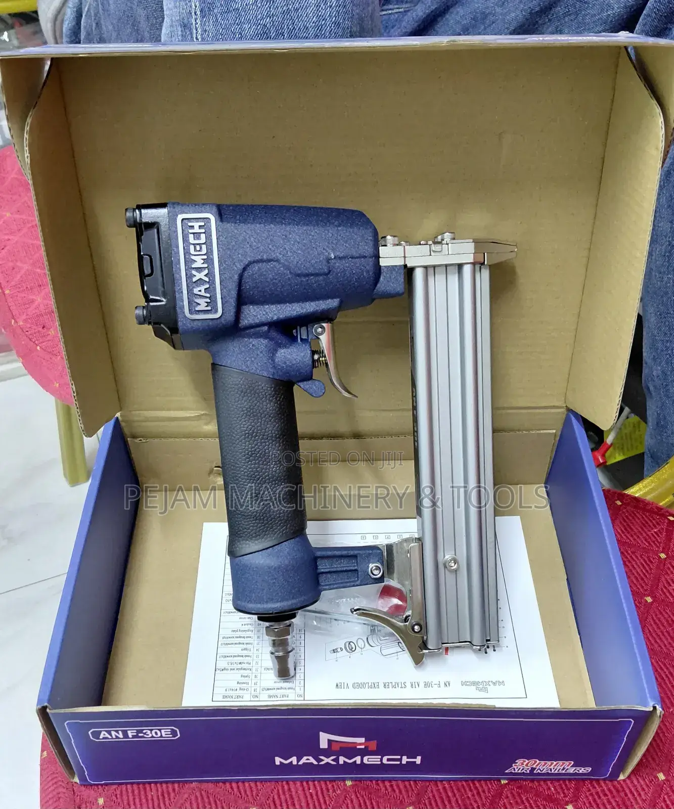 Pneumatic Air Nail Staplers 30mm Maxmech Brand