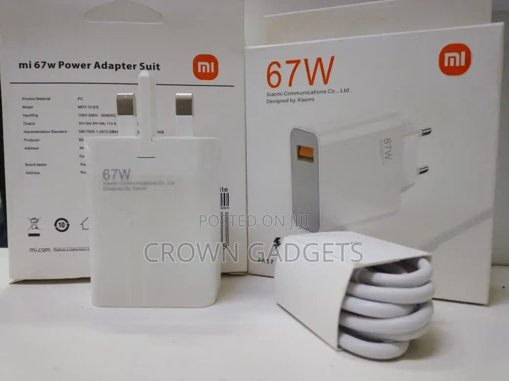 Original Xiaomi 67w Turbo Charging Adapter Combo