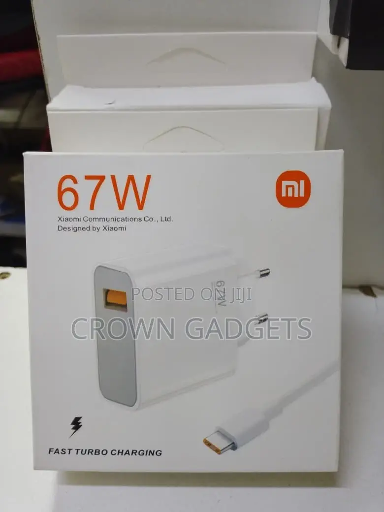 67w Xiaomi Fast Charging Combo for Phones Tablets