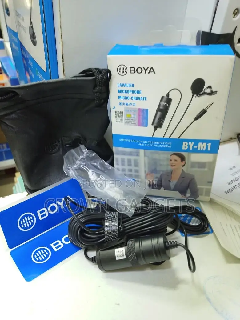 Professional Boya by-M1 Clip-on Microphone 360° Pickup