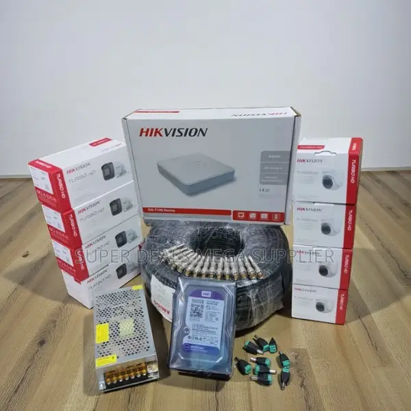 Hikvision 8 Channel Cctv Kit With Dvr, Night Vision And Smart Security