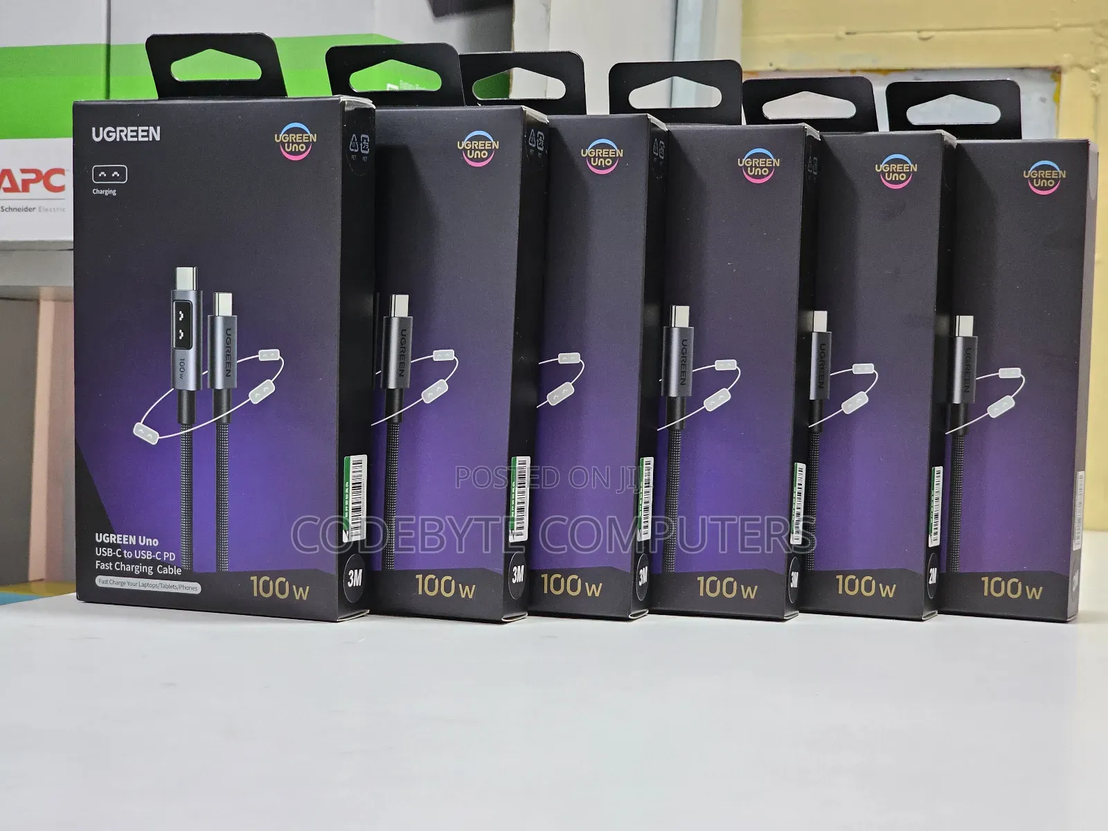 Ugreen Uno Robot Usb-c To Usb-c 100w Fast Charging 5a Cable 3m - L509