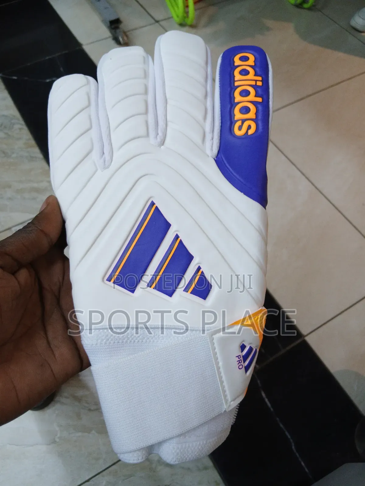 Adidas White Wipe-Out Goalkeeper Gloves