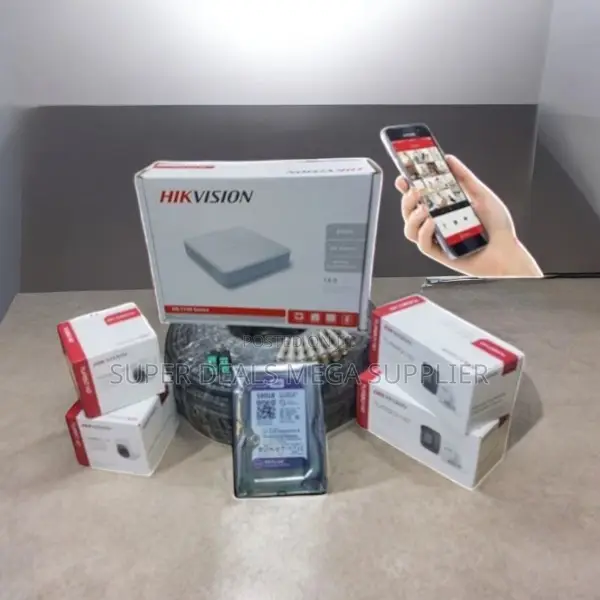 Hikvision 4 Cameras 2mp 1080p Full Hd CCTV Kit With Real Time Alerts