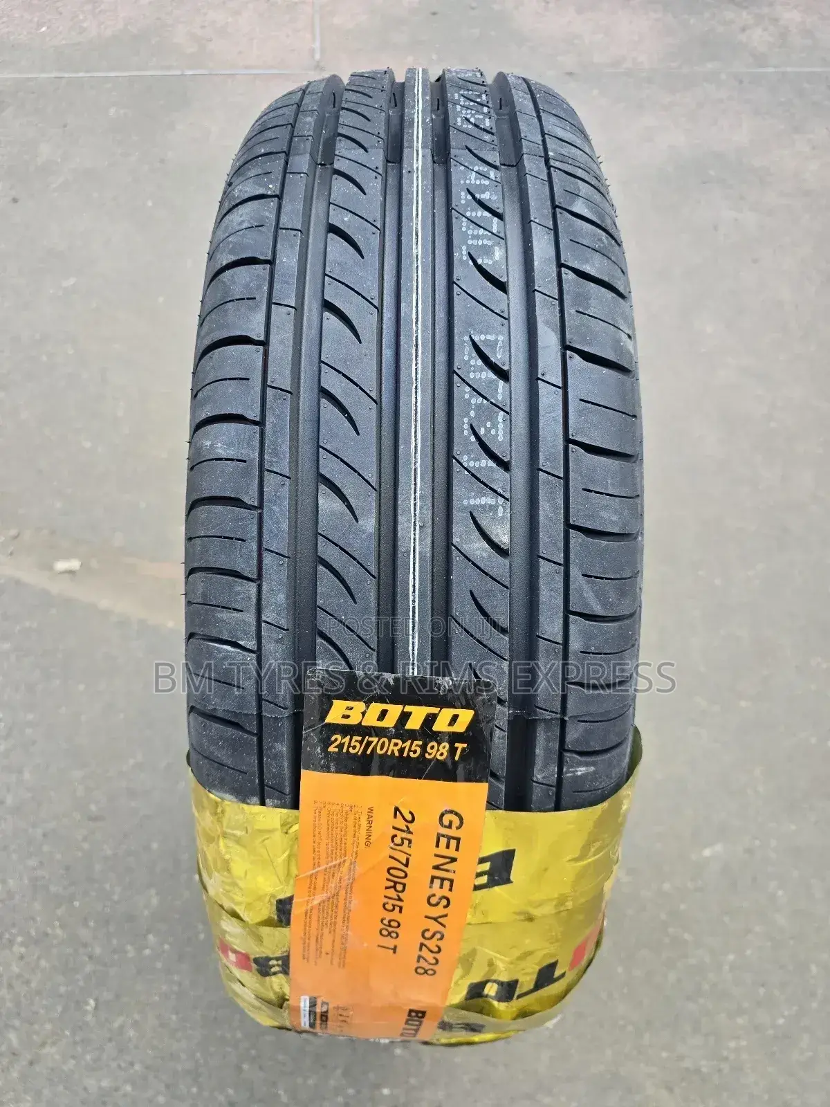 215 /70 R15 Boto Tyres (Highway) Genesy S228.