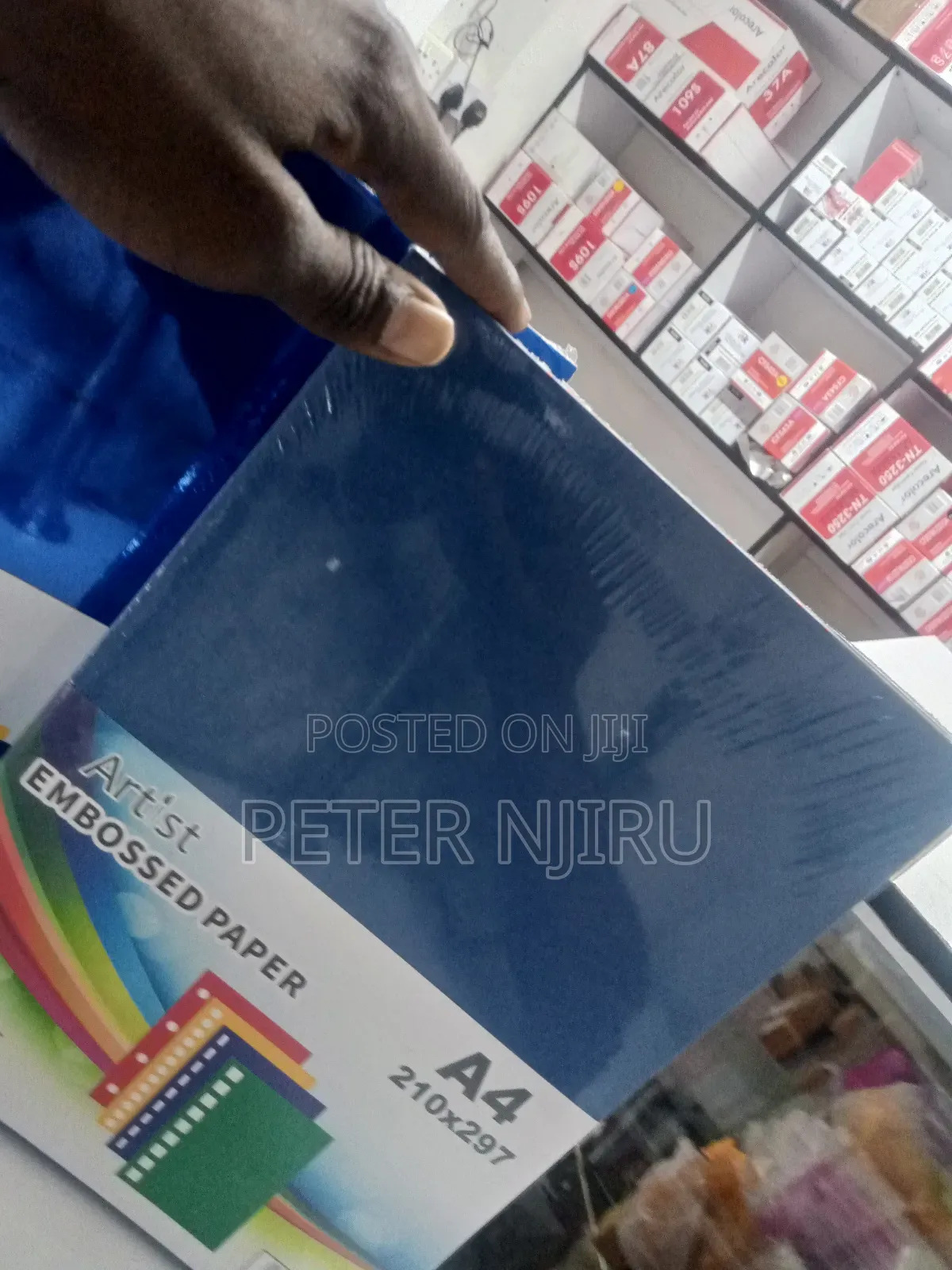 Embossed Paper+Binding Cover Available