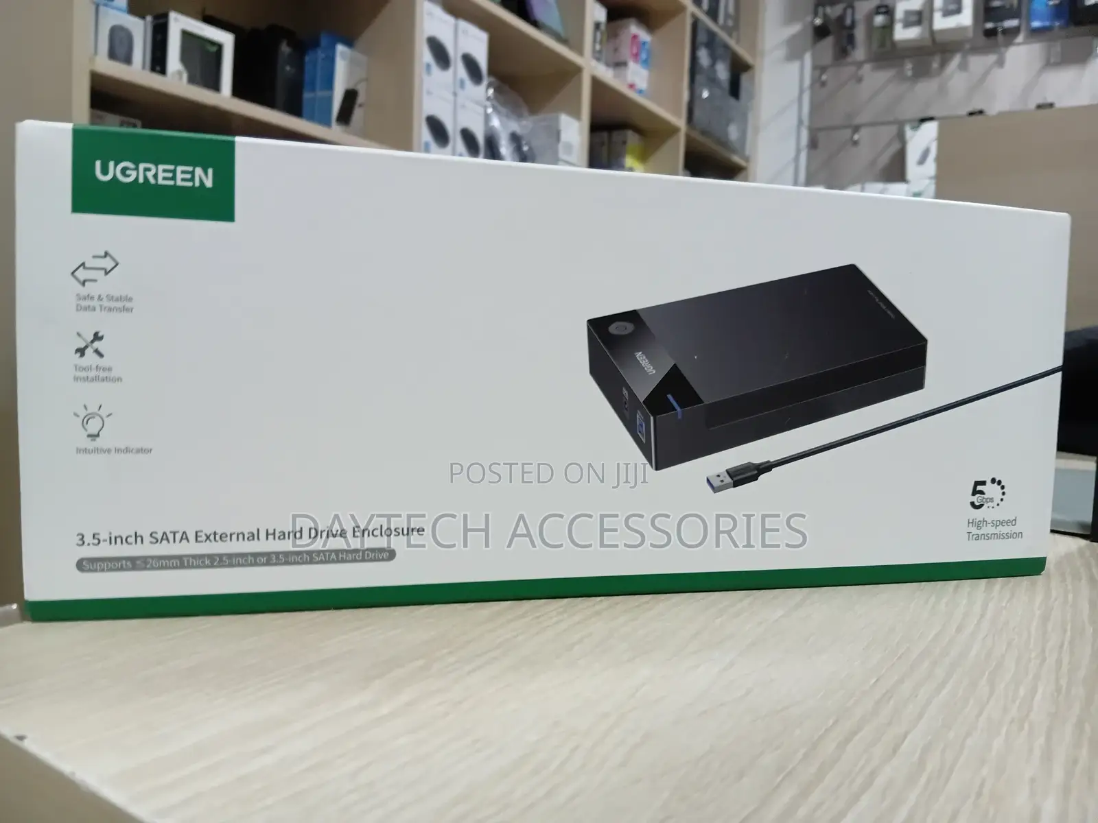 3.5" Ugreen Sata Usb 3.0 External HDD Enclosure