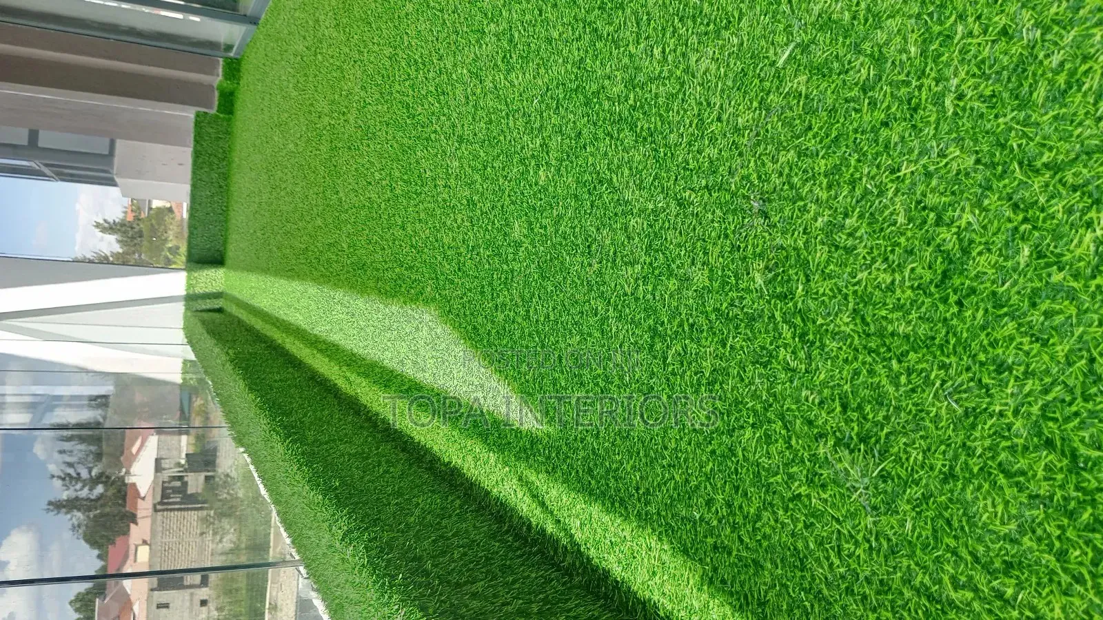 Outdoor Decorations Artificial Green Grass Carpets From 10mm