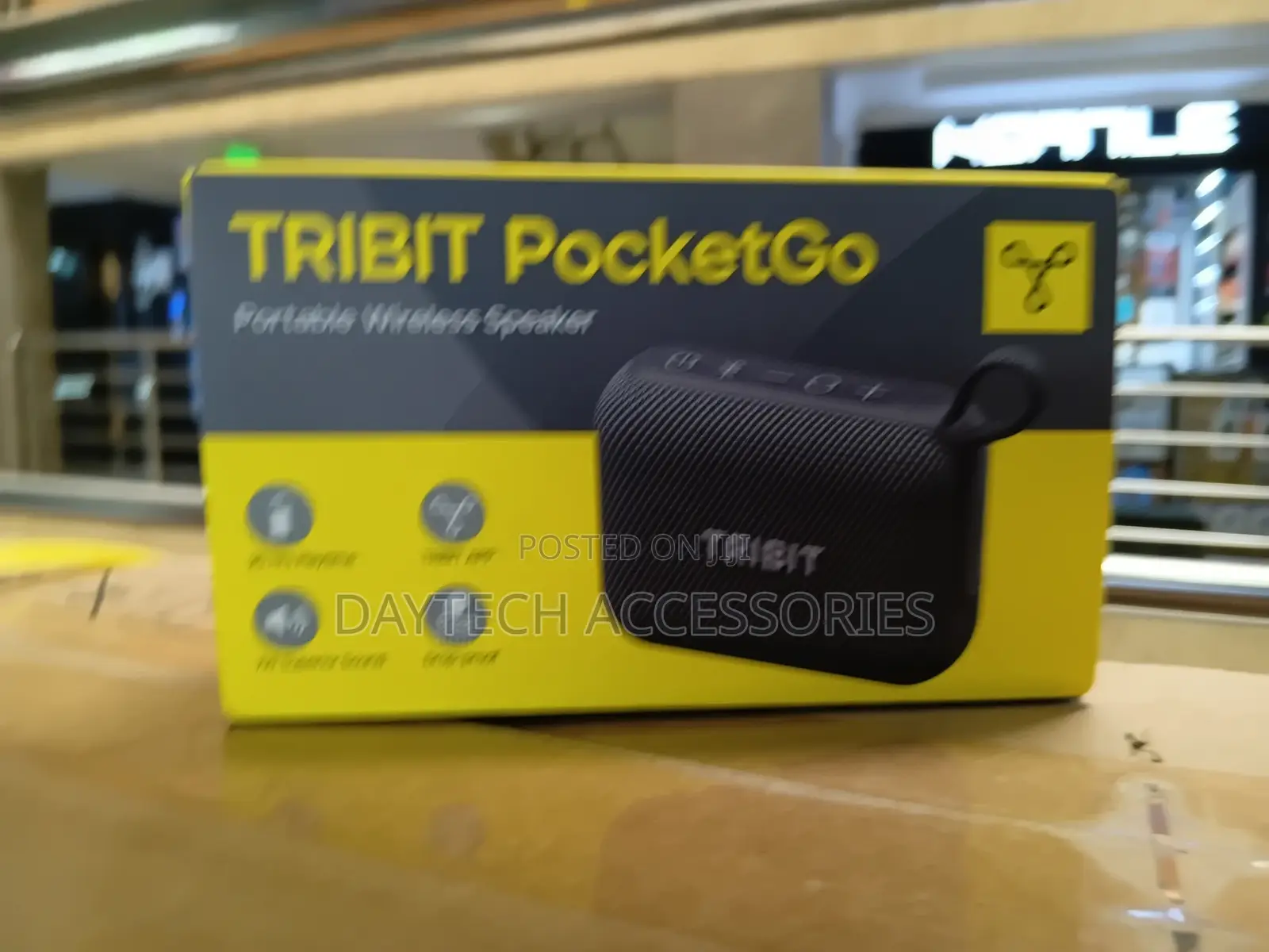 This Is a Tribit Pocketgo Portable Bluetooth Speaker.