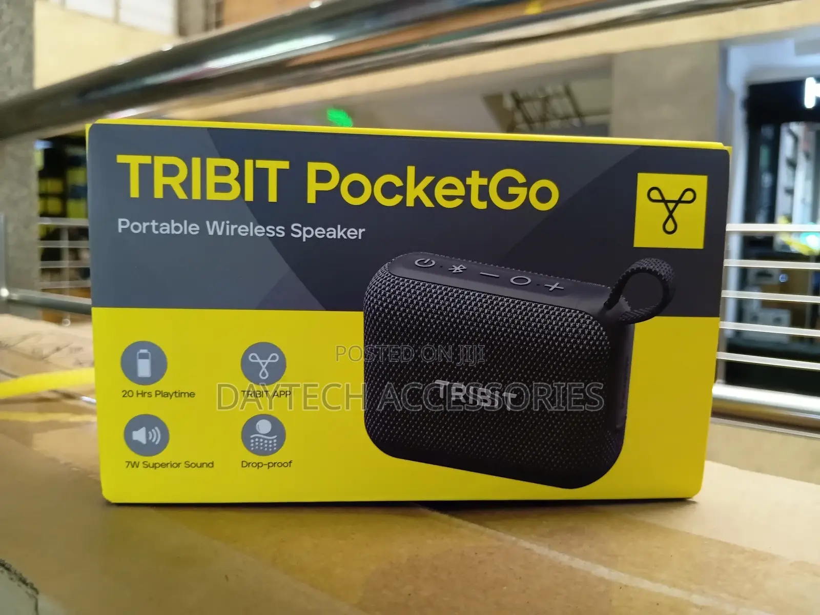 This Is a Tribit Pocketgo Portable Bluetooth Speaker.