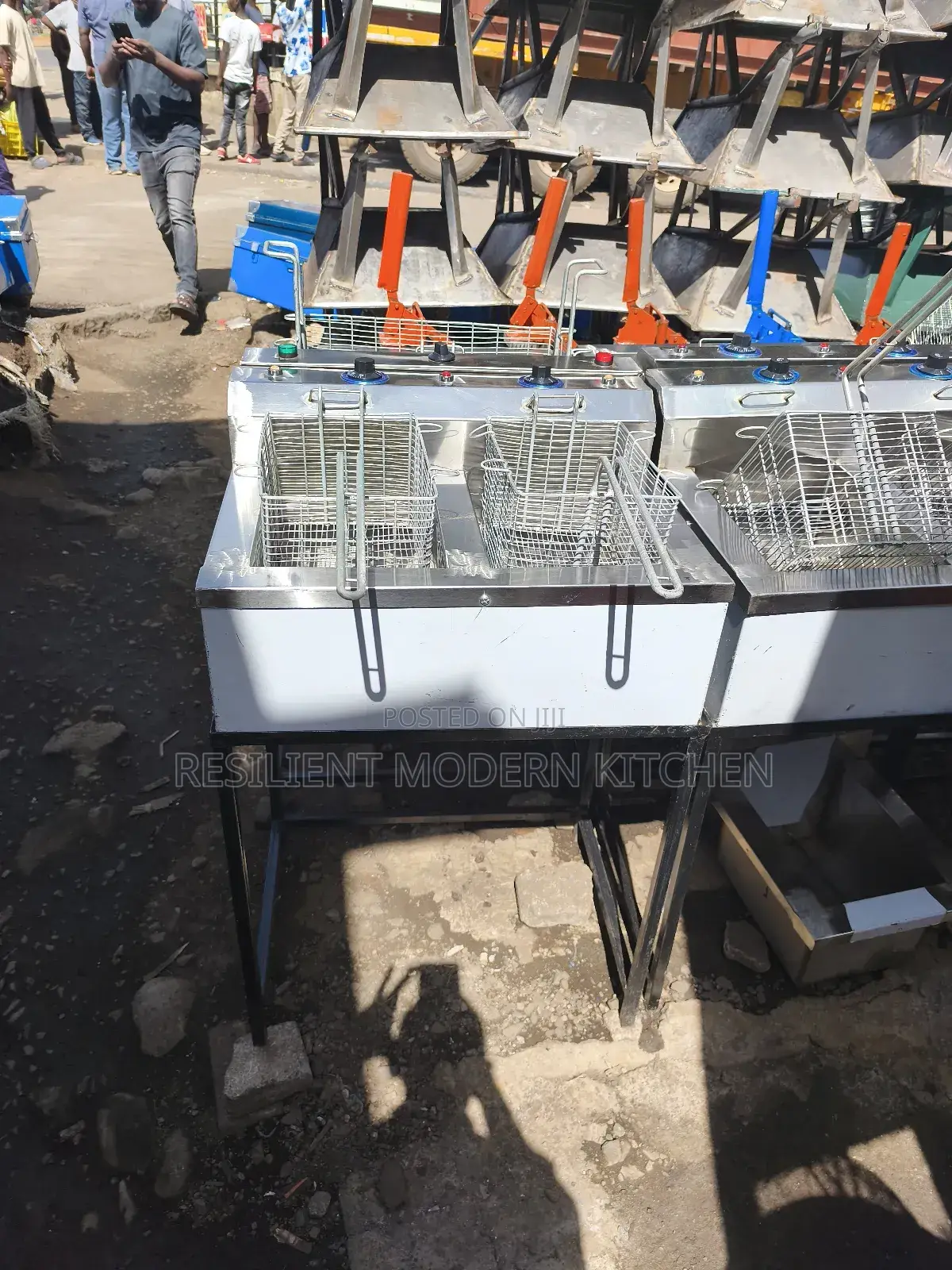 Commercial Double Deep Fryer