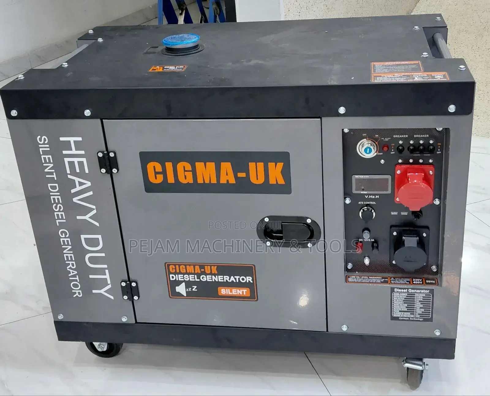 Cigma-Uk 15kva Single/Three Phase With Automatic Transfer Switch.