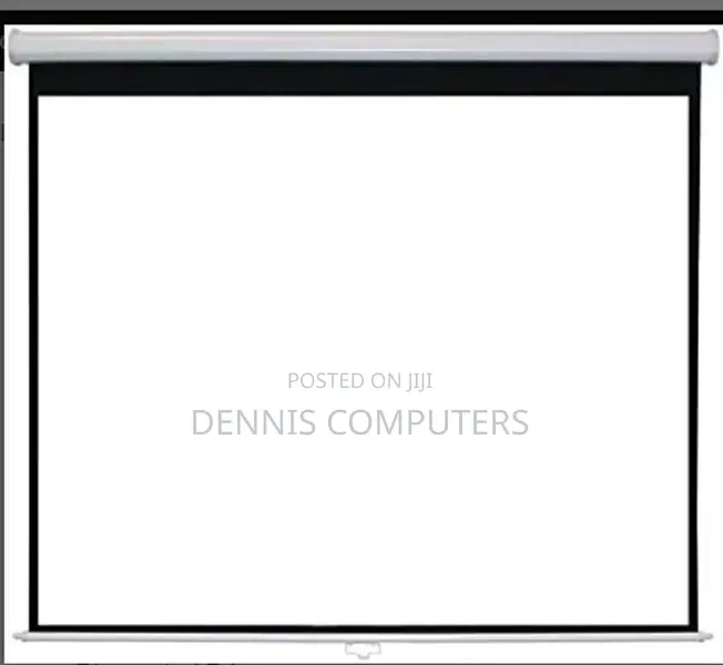 Manual Projector Screen 180 X 180 CMS (70 Inch by 70 Inch)