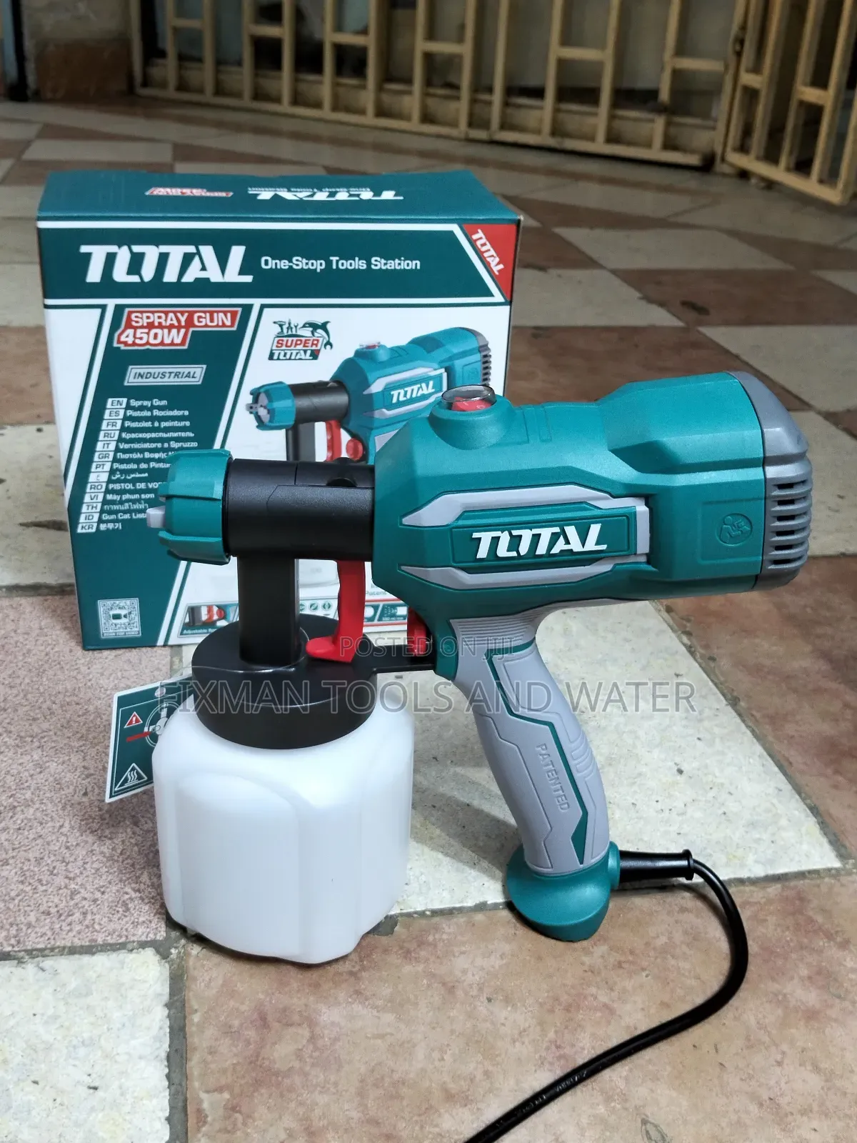 High Pressure Total Spray Gun 450 Watts 2.5 Mm Nozzle