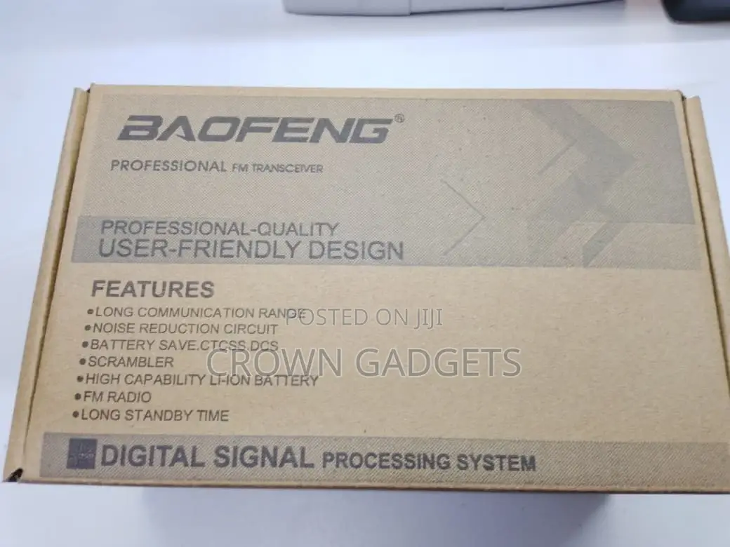 Original Baofeng Uv-5r Two Way Radio With Charger
