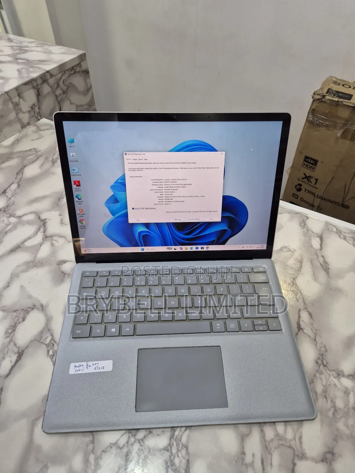 Laptop Microsoft Surface Laptop 2 8GB Intel Core I5 SSD 256GB