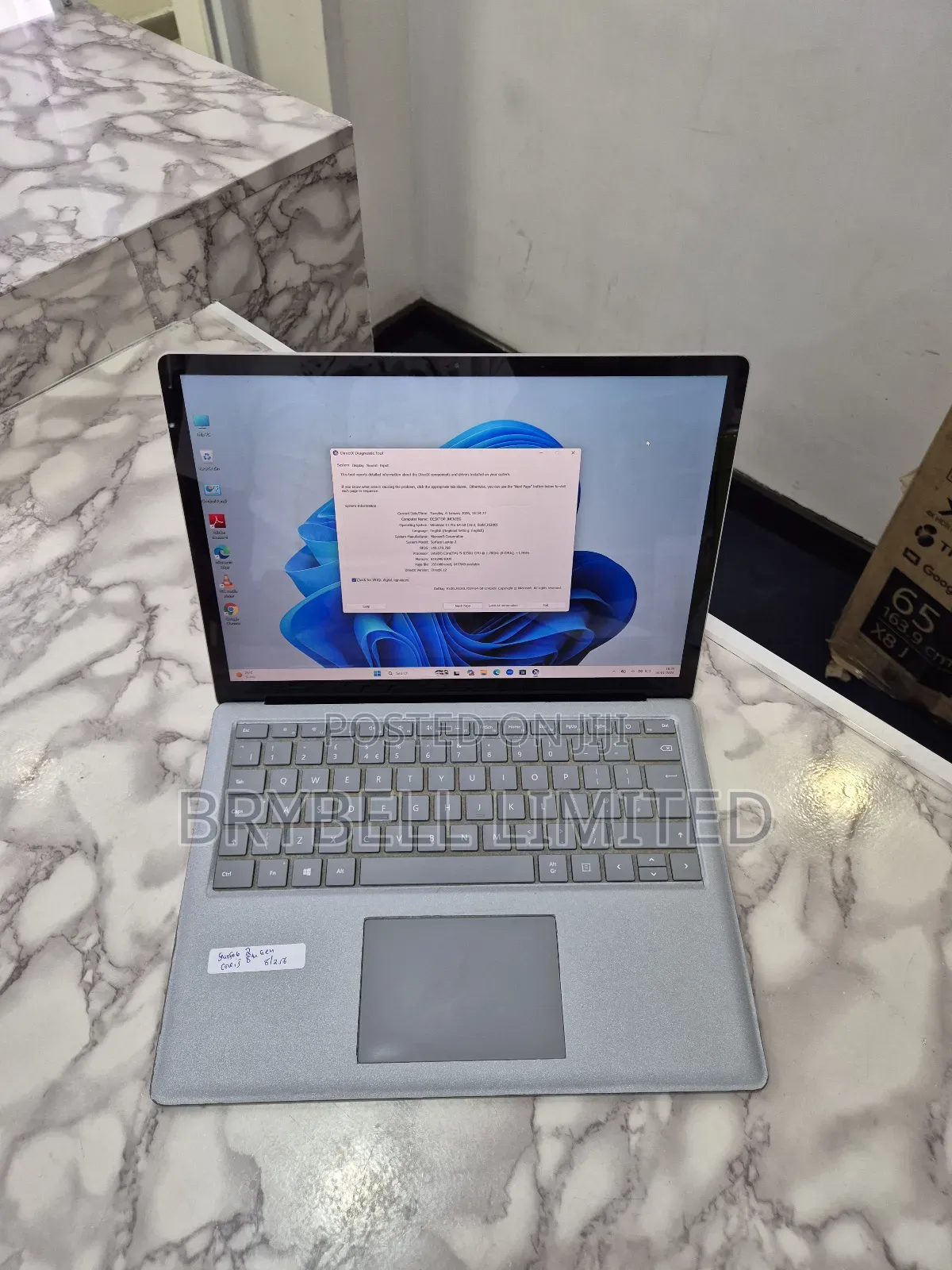 Laptop Microsoft Surface Laptop 2 8GB Intel Core I5 SSD 256GB