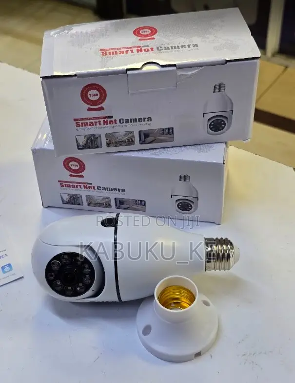 PTZ Bulb Camera 1080p Auto Rotating Wifi CCTV in Kenya