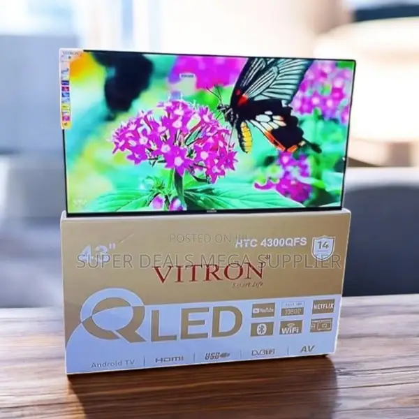 1080p Full Hd Display Vitron 43 Inch Qled Smart Android Led Tv