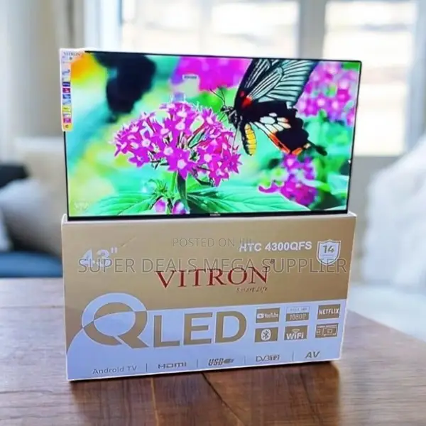 1080p Full Hd Display Vitron 43 Inch Qled Smart Android Led Tv