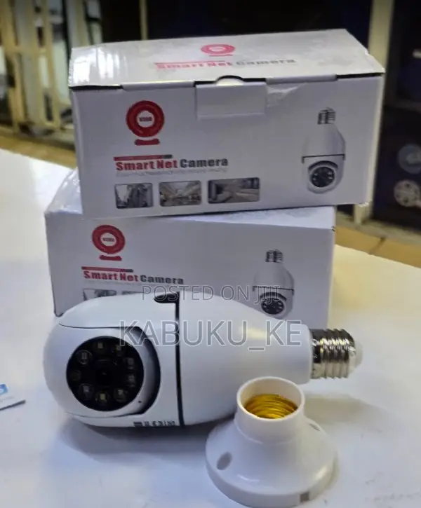 V380 Pro Wifi Bulb PTZ Camera With Phone App