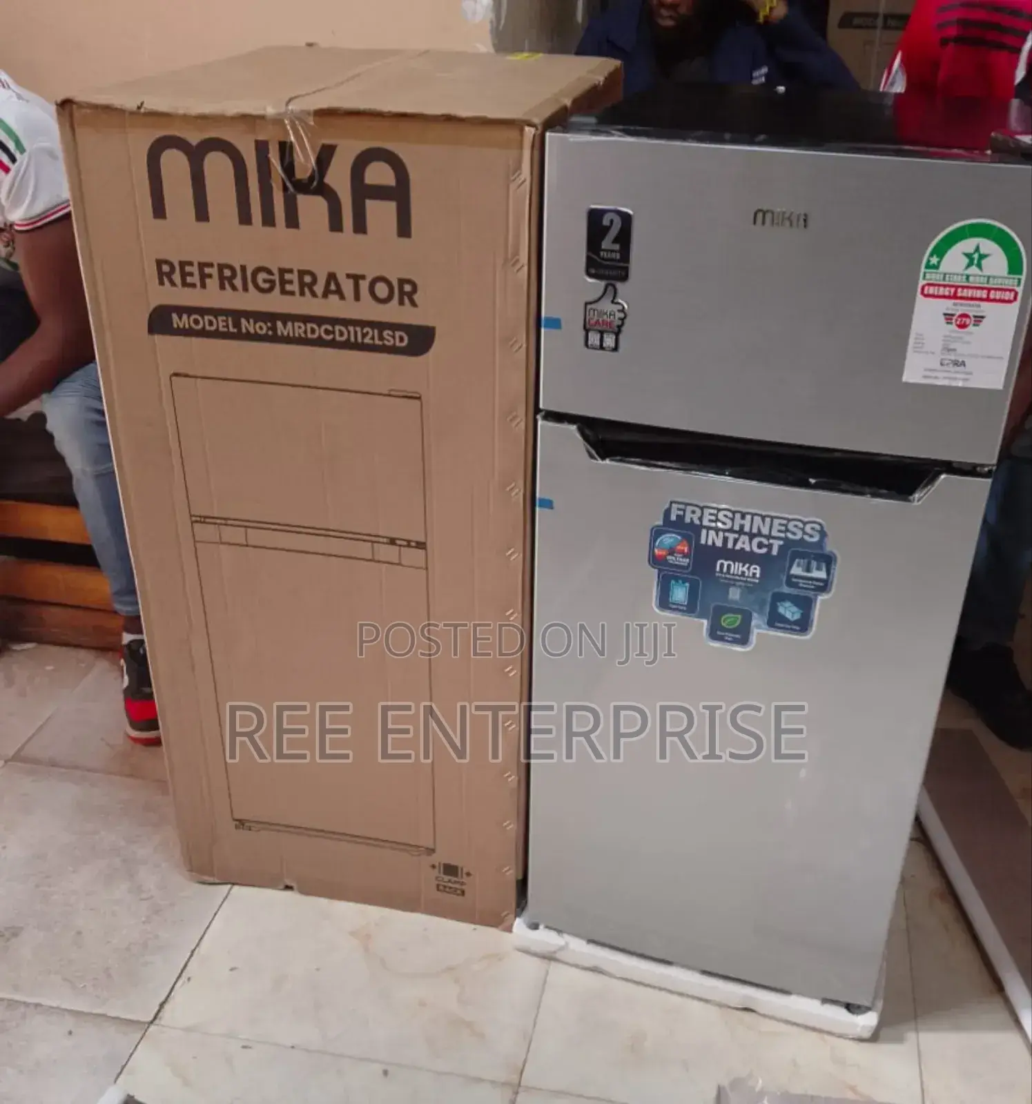 *Mika* 112 *Litres Double Door Refrigerator