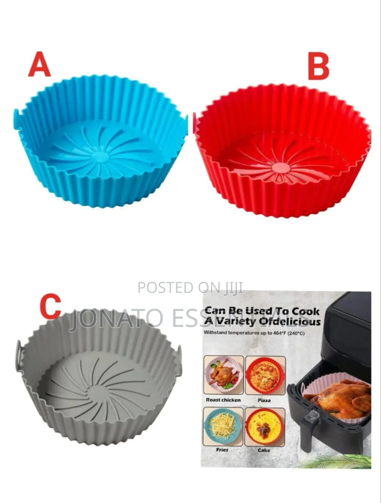 Air Fryer Silicone Liner, Lining, Pad