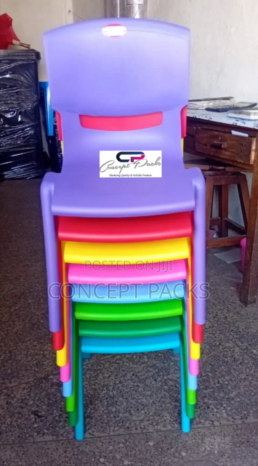 Kingergarten Armless Plastic Baby Chairs.