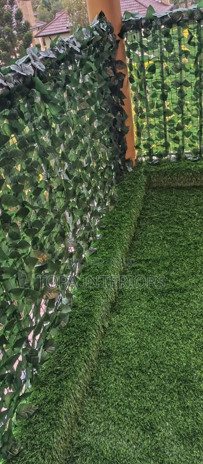 Balcony Privacy Screen Artificial Privacy Plants Fence