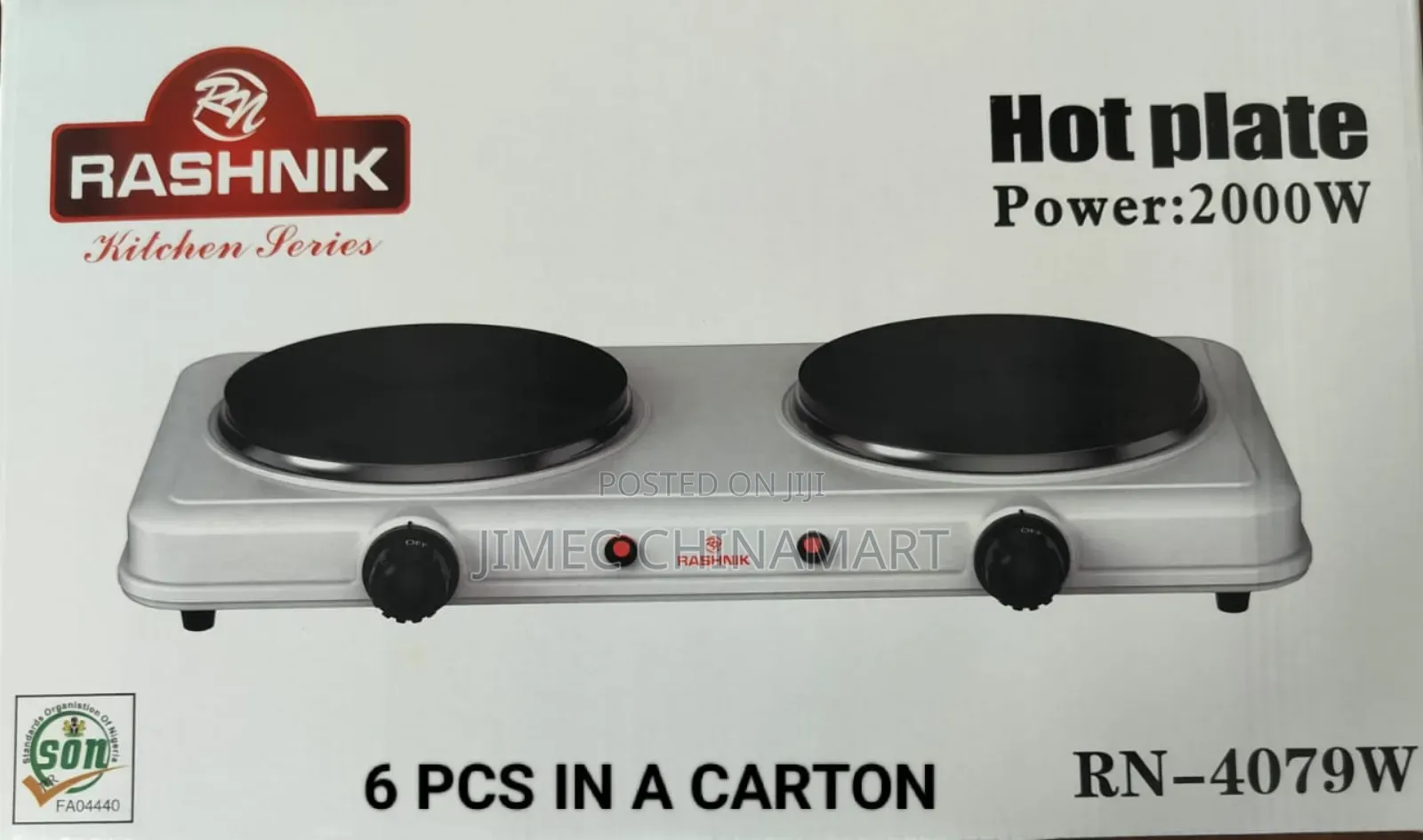 Rashnik Double Hot Plate