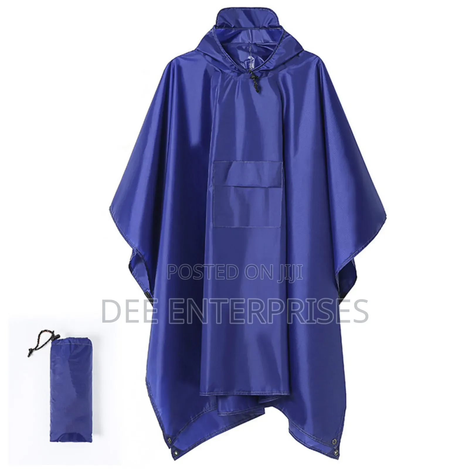 High Quality Unisex Adult Rain Poncho With Cap