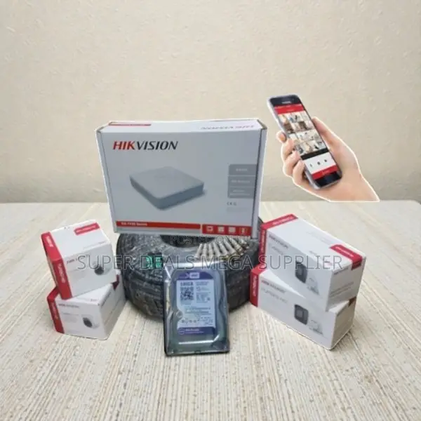 Hikvision 4 Turbo Hd CCTV 1080p Hd Smartphone App Control Complete Kit