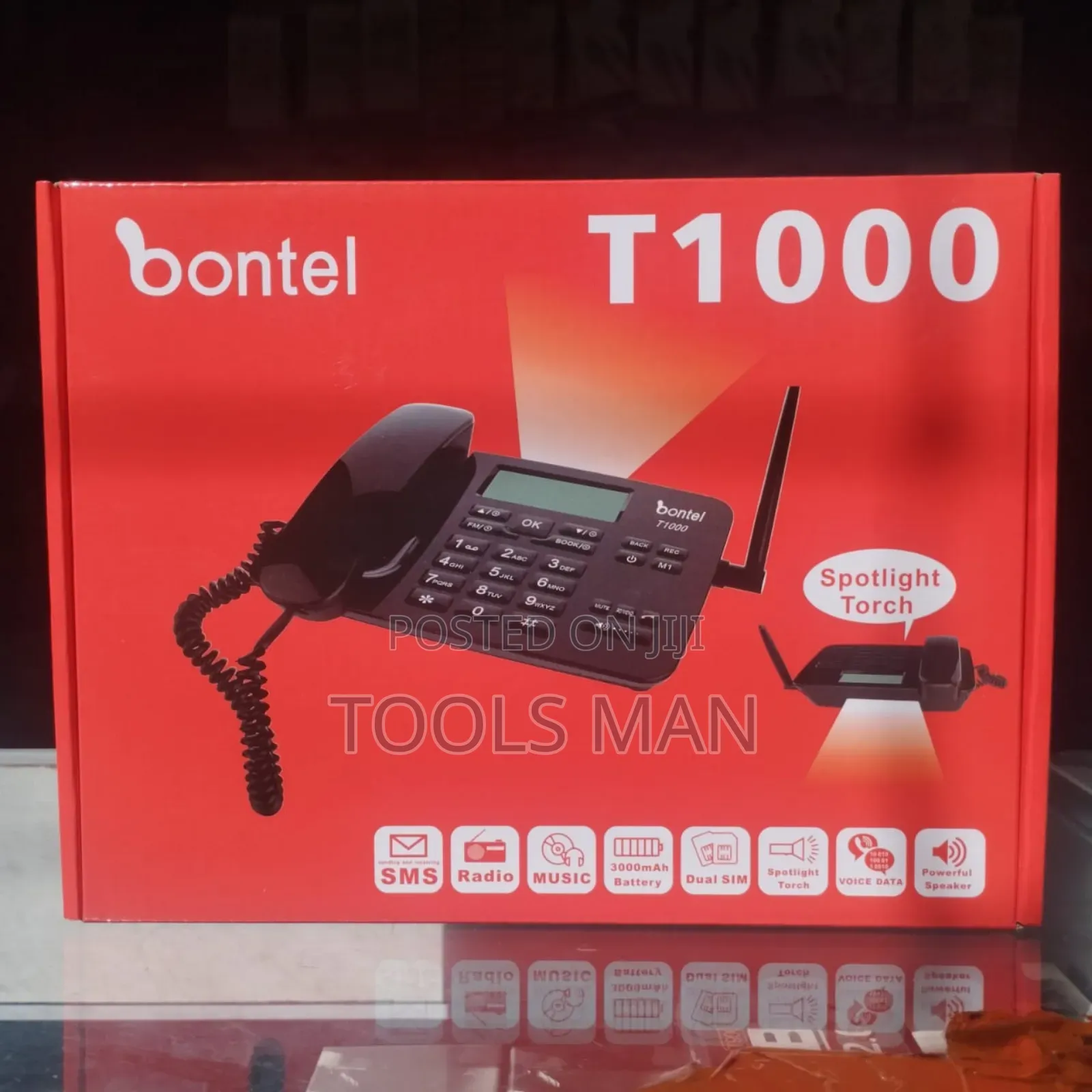 Bontel T1000 Is a Fixed Wireless GSM Desktop Phone.