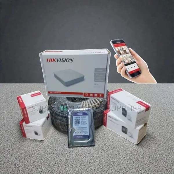 Hikvision 4 Turbo Hd 2mp Full Hd CCTV Motion Detection Complete Kit