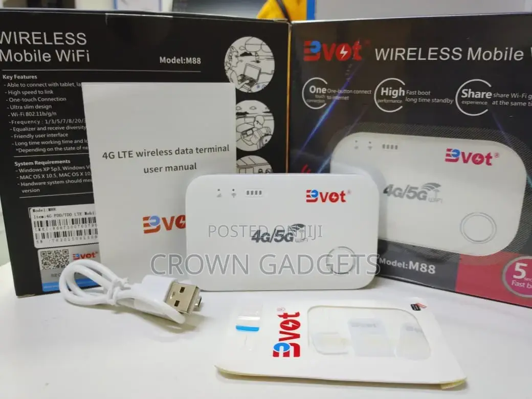 Bvot M88 4g/5g Portable Mobile Wifi Router With Battery