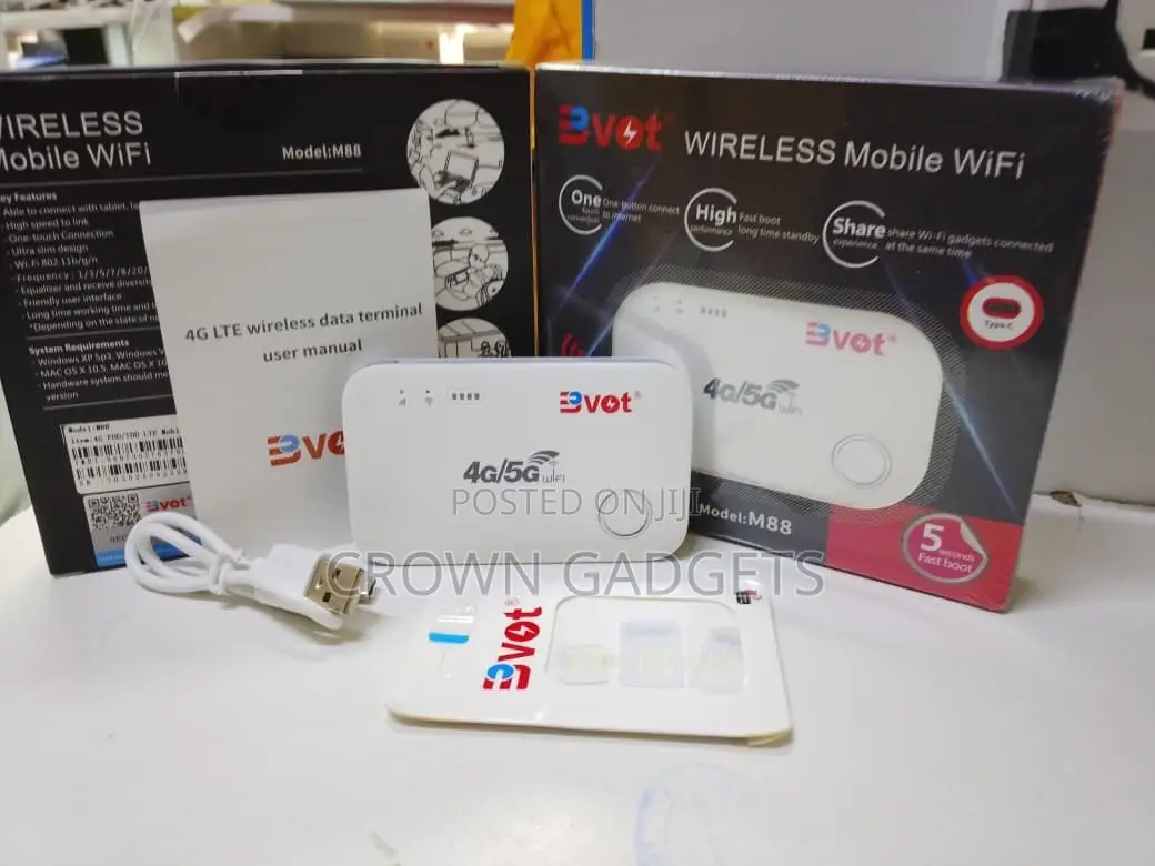 Bvot M88 4g/5g Portable Mobile Wifi Router With Battery
