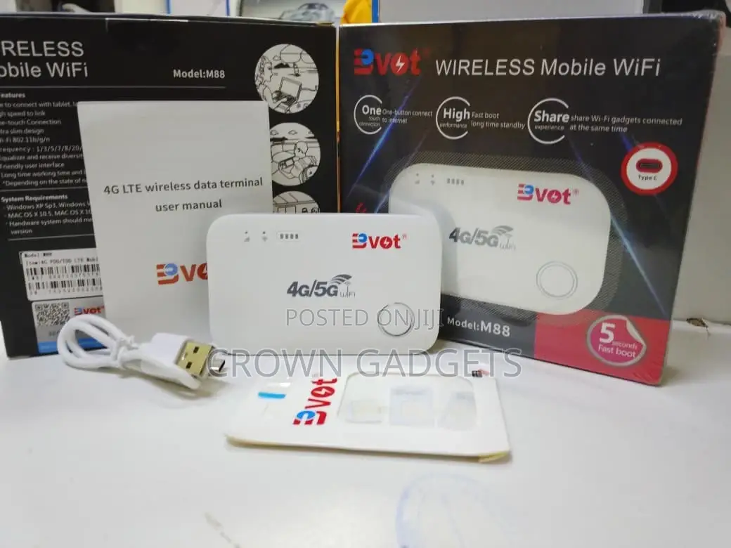 4g/5g Mobile Wifi Hotspot Bvot M88 Fast Boot Router