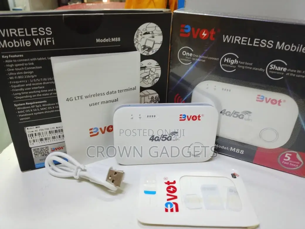Bvot M88 Pocket Wifi Router With 2100mah Battery