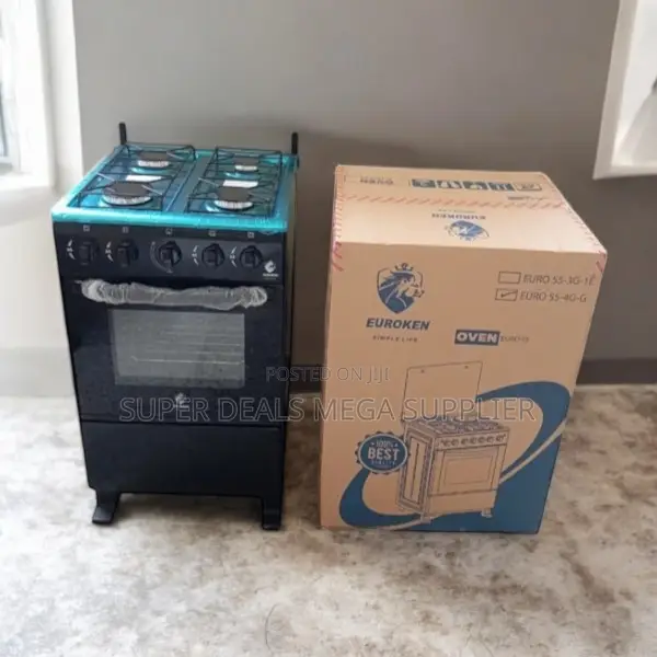 Long Term Reliability 4 Gas Burner Cooker With Oven 50x55x84cm