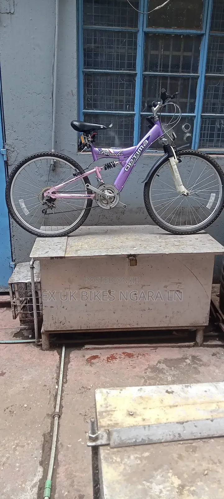 Ex Uk Size 26 Optima Dual Suspension Bicycle