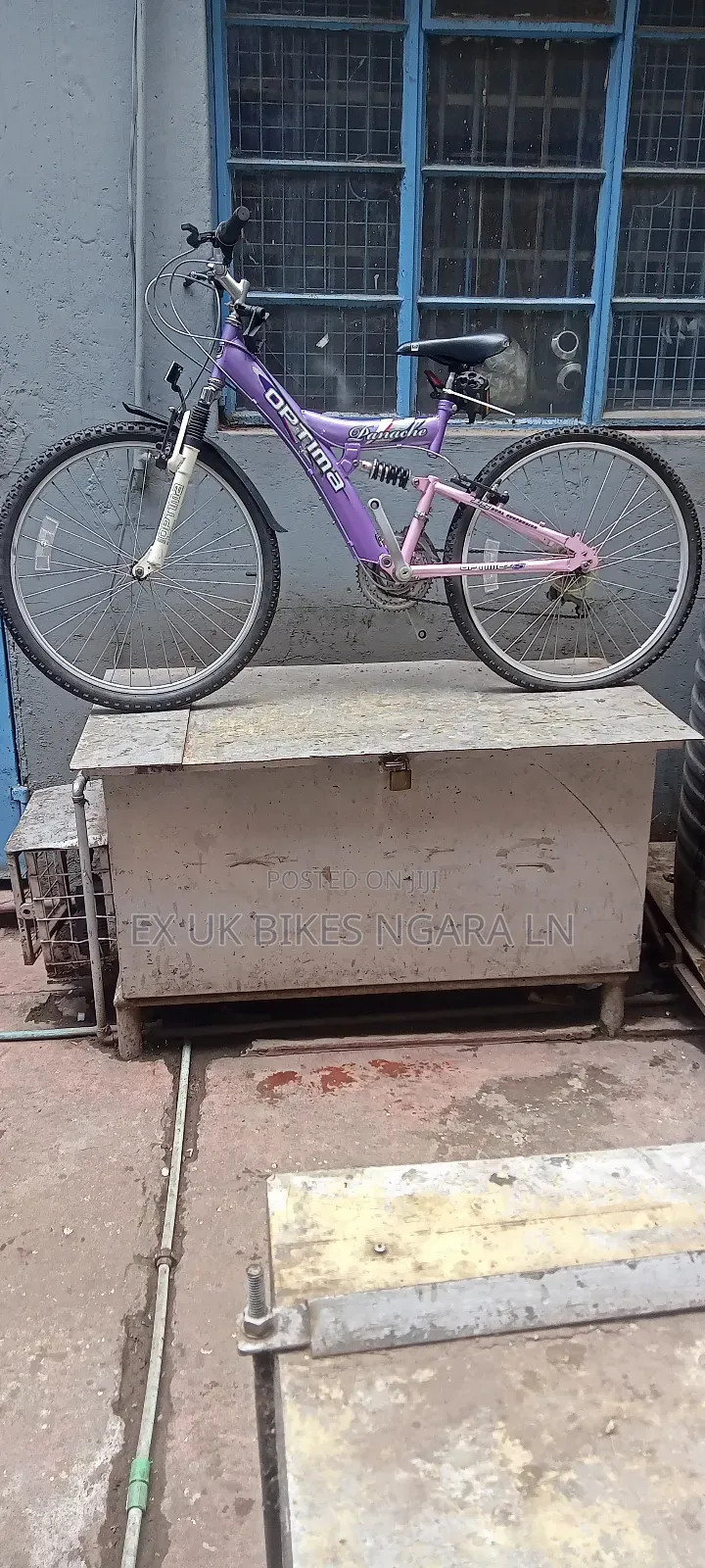 Ex Uk Size 26 Optima Dual Suspension Bicycle