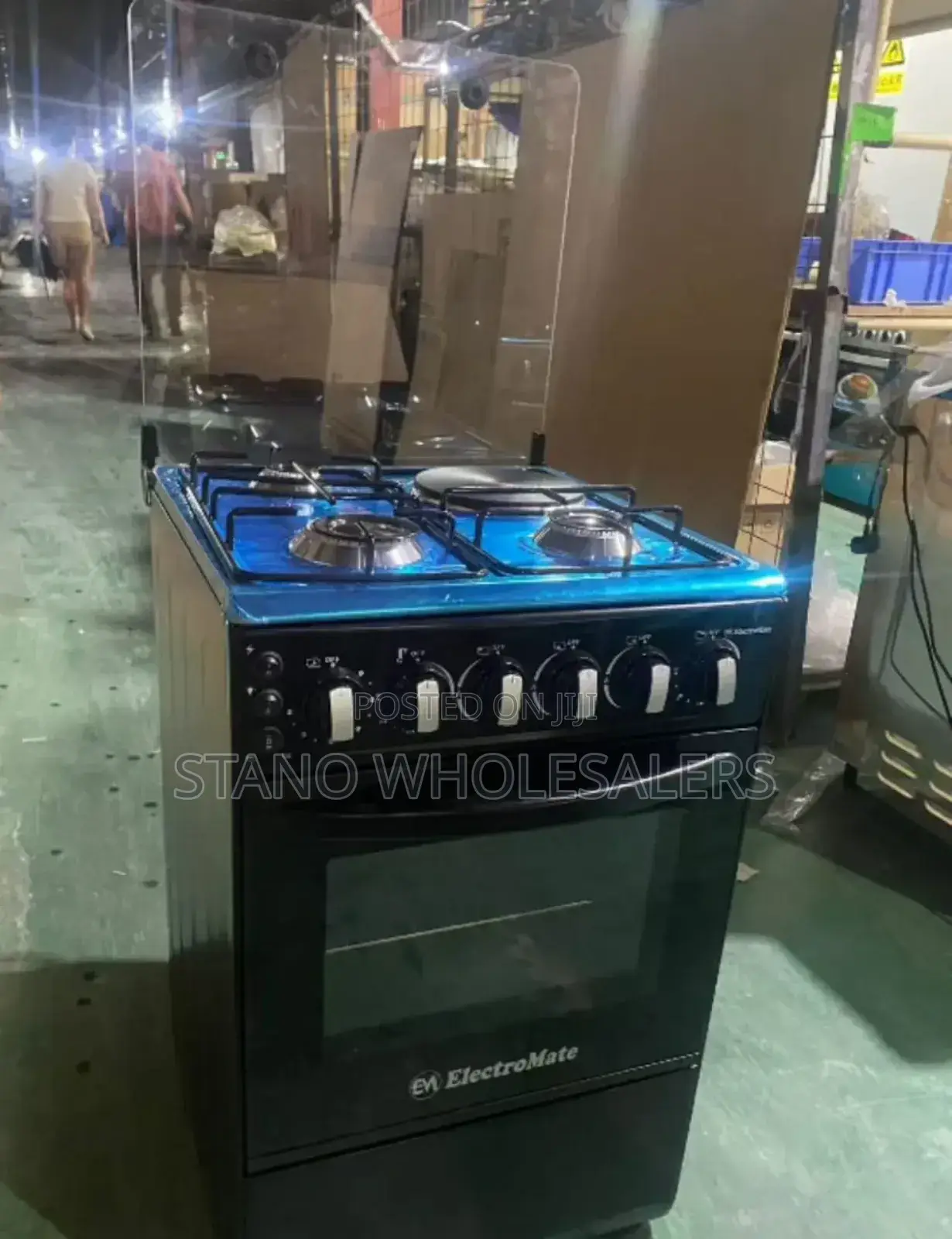 50×55 Electromate 3+1 Standing Cooker With Electric Oven Cooker