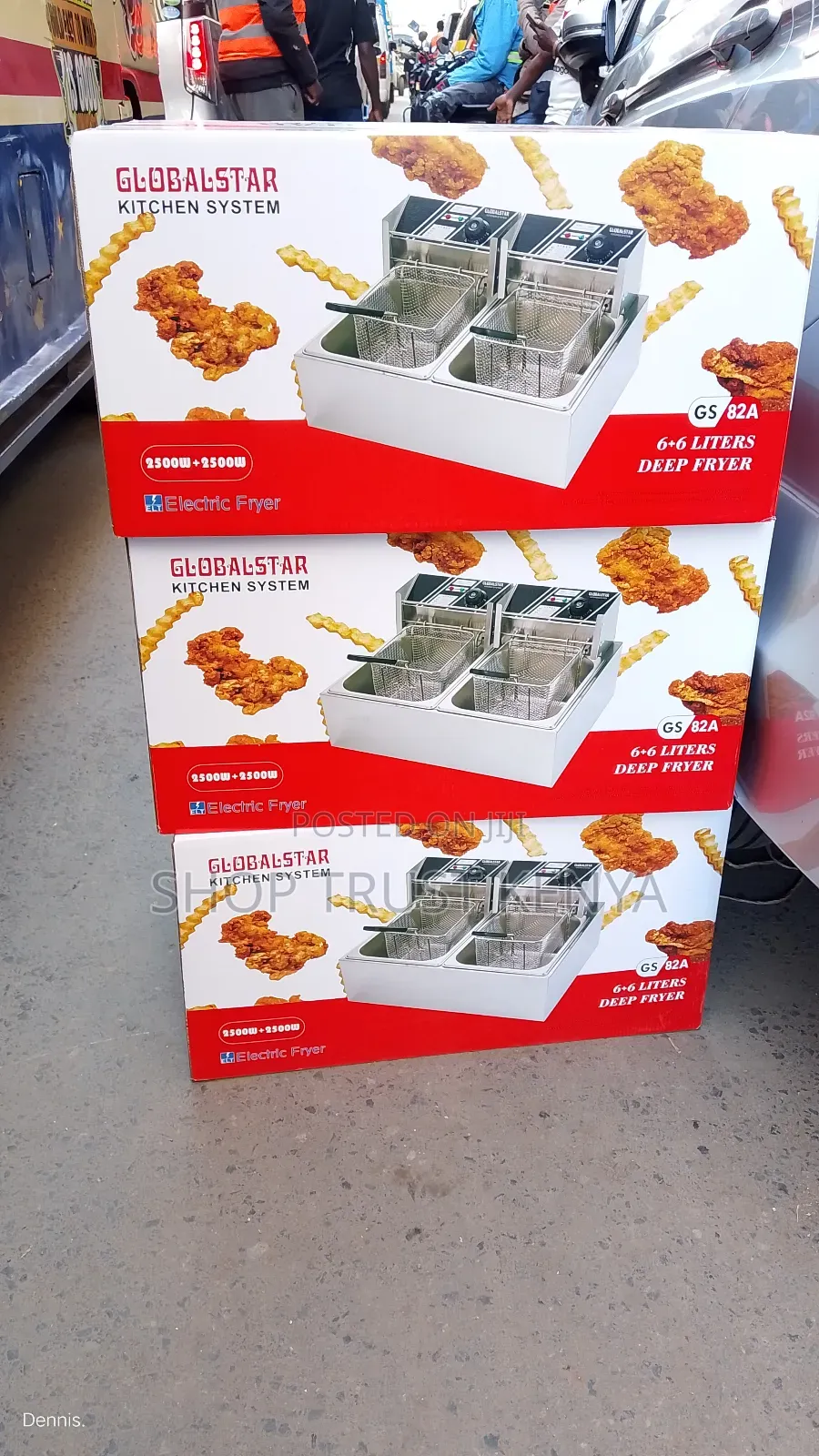 Globalstar Double Deep Fryer 6l+6l