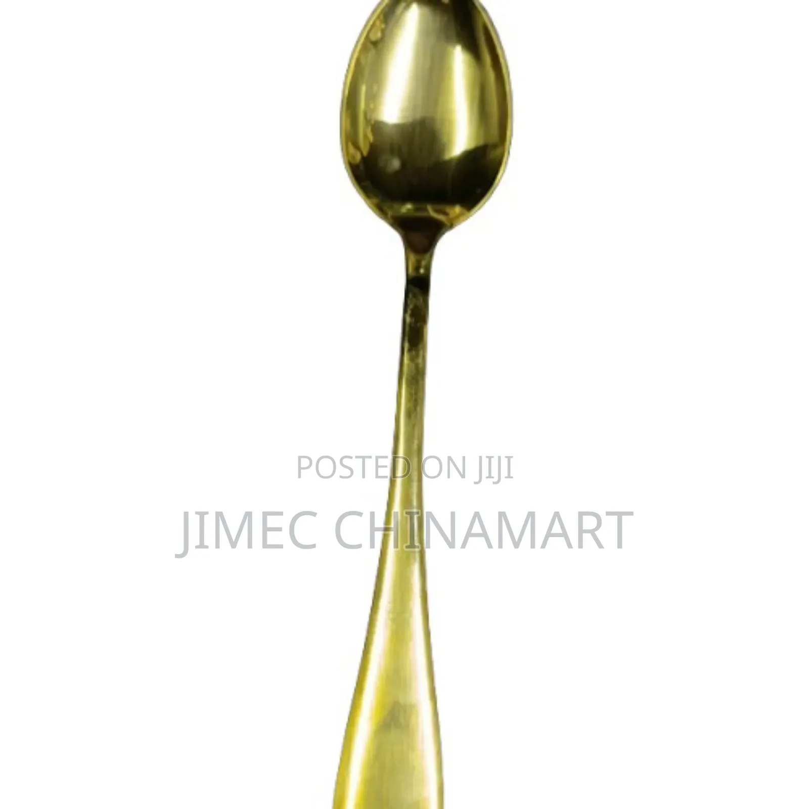 6pcs Gold Stainless Steel Table Spoons Set